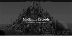 Desktop Screenshot of madlantisrecords.com